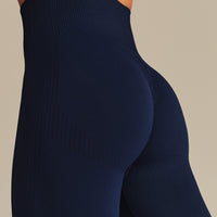 Power Seamless Scrunch Leggings | Sapphire Blue
