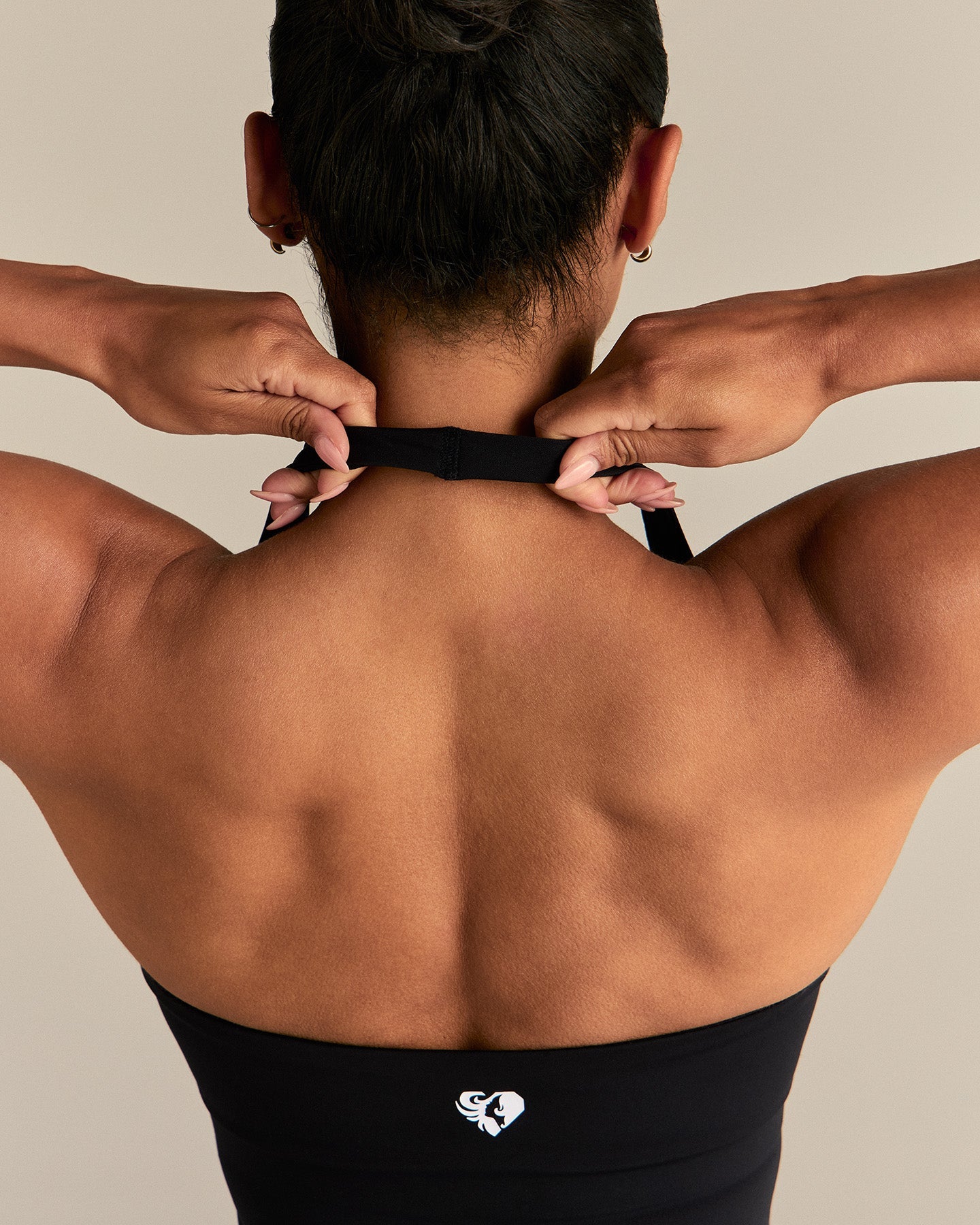 Essential Halter Tank | Black