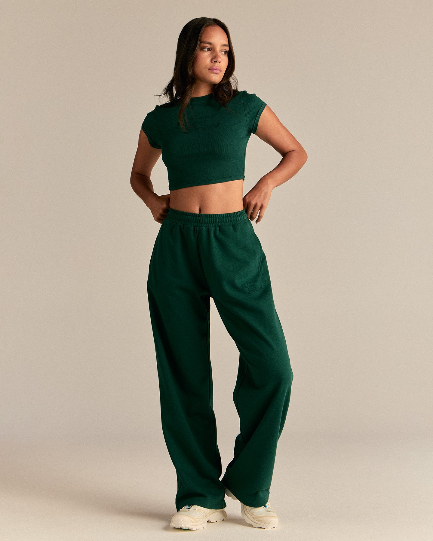 Comfort Graphic Ribbed Baby T-Shirt | Emerald