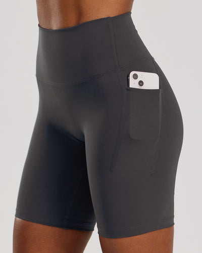 Essential Cycling Shorts with Pockets | Graphite