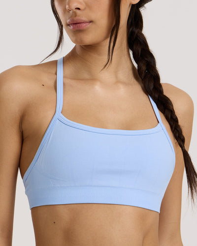 Define 2.0 Seamless Racer Back Bra | Airy Blue