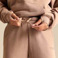 Comfort Cuffed Hem Joggers | Mauve Taupe