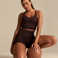 Power Built-In Bra Tank | Cafe Noir