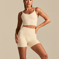 Power Enhanced High Waist Shorts | Off White