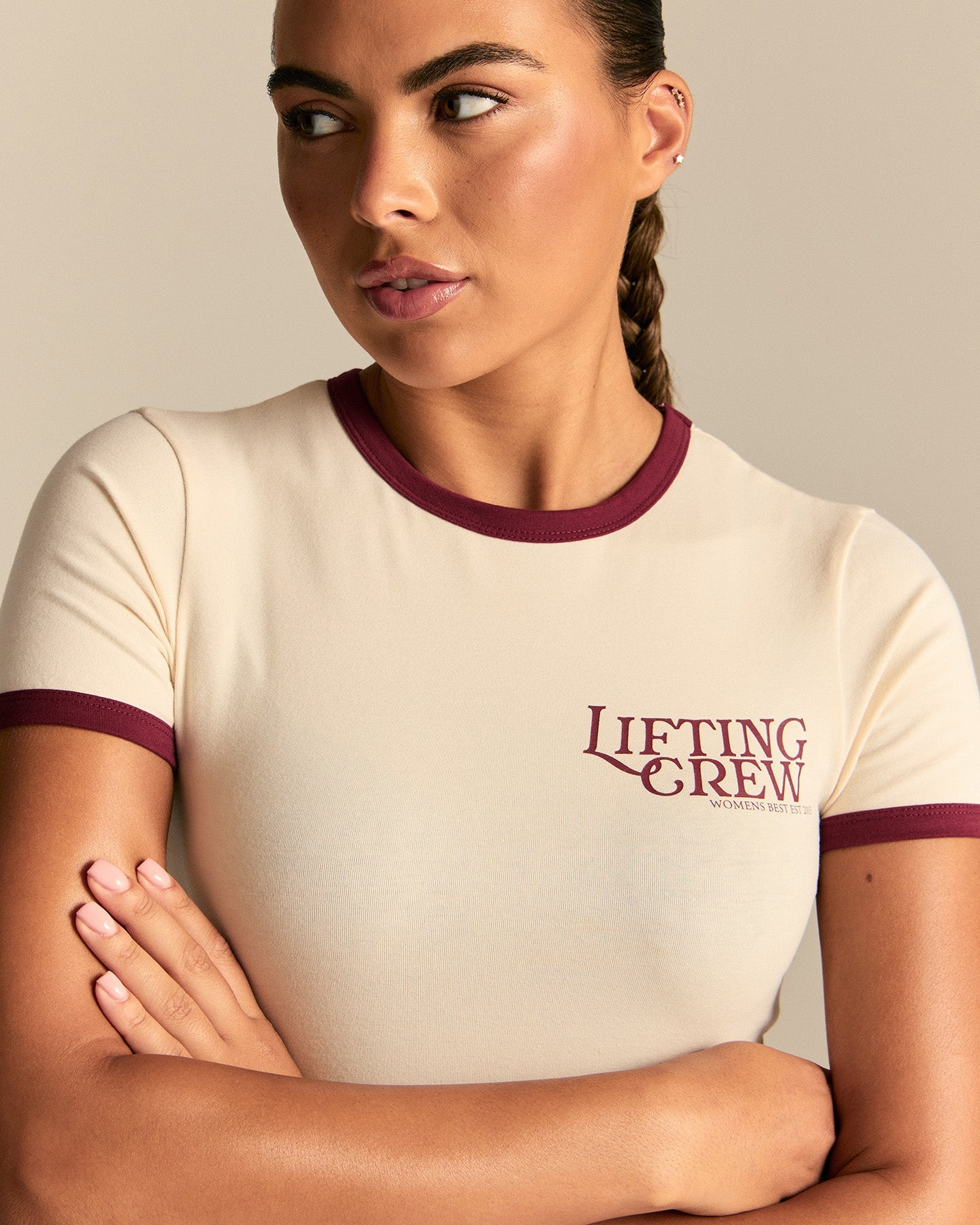 Comfort Lifting Crew Baby T-Shirt | Off White