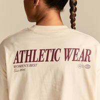 Comfort Athletic Club Cropped T-Shirt | Off White