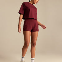Comfort Athletic Club Cropped T-Shirt | Oxford Red