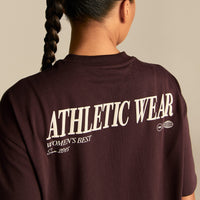 Comfort Athletic Club Oversized T-Shirt | Cafe Noir
