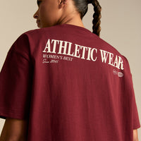 Comfort Athletic Club Oversized T-Shirt | Oxford Red
