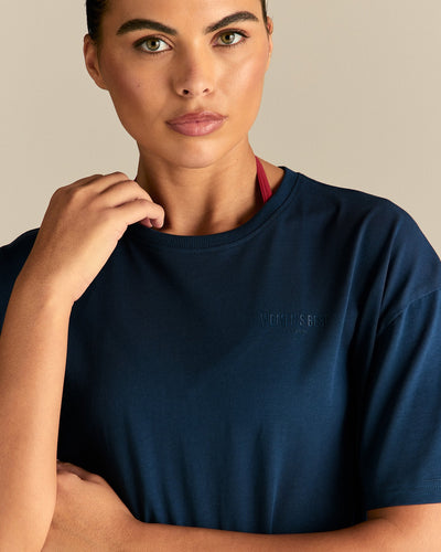 Comfort PWR Oversized Short Sleeve T-Shirt | True Navy