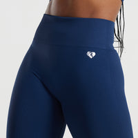 Power Seamless 7/8 Leggings | Sapphire Blue