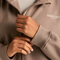 Comfort Lightweight Draw Hem Hoodie | Taupe Grey