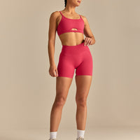 Emphasize Mid Waist 5" Shorts | Watermelon