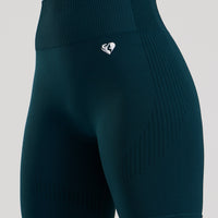 Power Seamless Cycling Shorts | Dark Moss