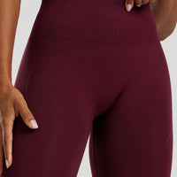 Define 2.0 Seamless Scrunch Leggings | Dark Cherry