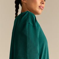 Comfort Oversized Short Sleeve T-Shirt | Vintage Midnight Green