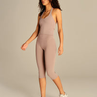 Essential Halter Tank | Mauve Taupe