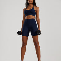 Essential Cycling Shorts with Pockets | Sapphire Blue