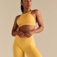 Define 2.0 Seamless High Neck Backless Bra | Mango