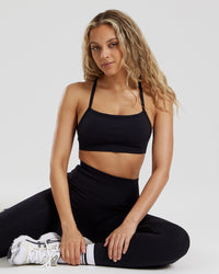 Define 2.0 Seamless Racer Back Bra | Black