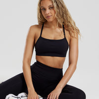 Define 2.0 Seamless Racer Back Bra | Black