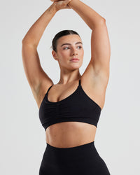 Define Scrunch Seamless Bralette | Black