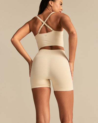 Power Enhanced High Waist Shorts | Off White
