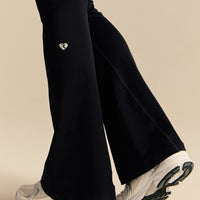 Power High Waist Flared Leggings | Black
