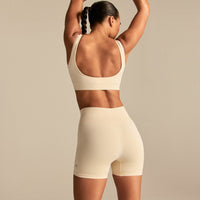 Power Scoop Back Bra | Off White