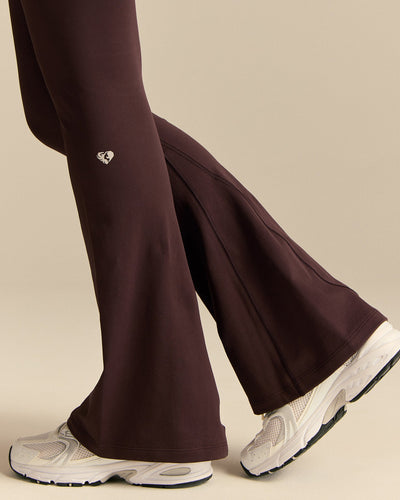 Power High Waist Flared Leggings | Cafe Noir