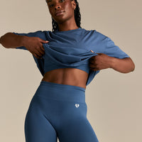 Comfort LFT HVY SHT Oversized T-Shirt | Blueberry