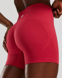 Define 2.0 Seamless Scrunch 4" Shorts | Viva Magenta