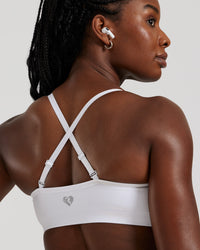 Define 2.0 Seamless Scrunch Bralette | White