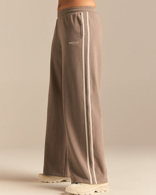 Comfort Lightweight Contrast Joggers | Taupe Grey