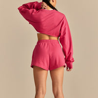 Comfort Pump Cover Ultra Cropped Sweat | Watermelon