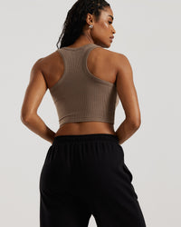 Comfort Ribbed Cropped Tank | Caribou