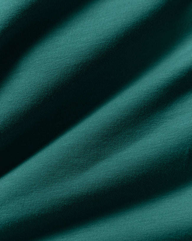 Comfort Cropped Sports Club Hoodie | Eden Green