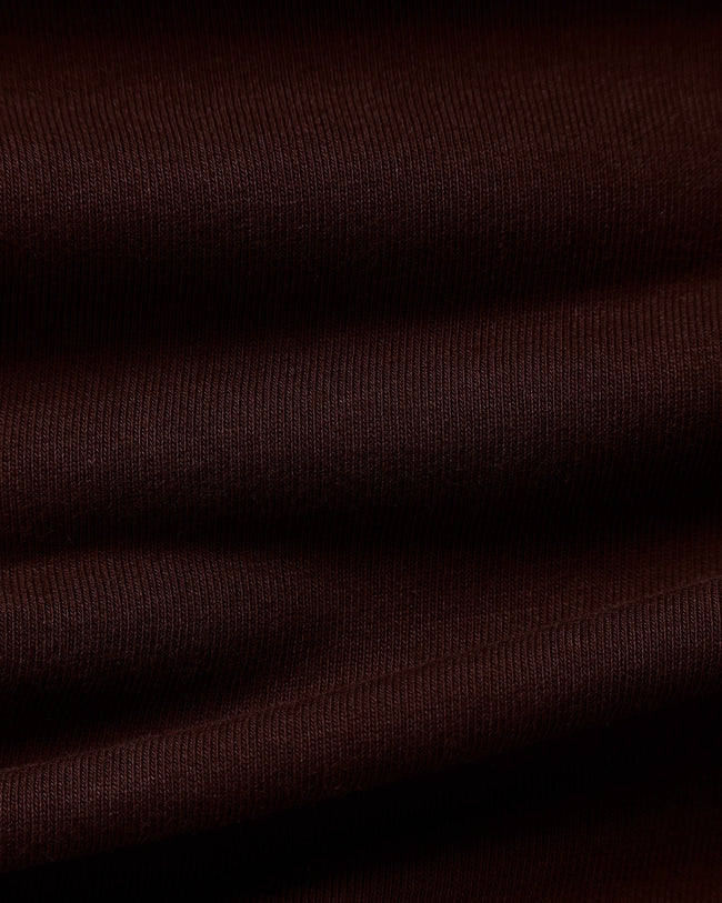 Comfort Outdoor 1/4 Zip Graphic Sweat | Cafe Noir