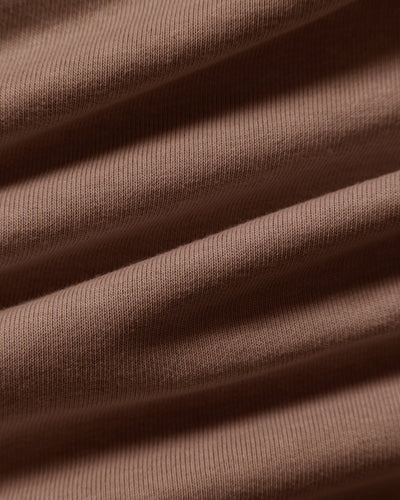 Comfort Oversized Health Club Graphic Hoodie | Mocha