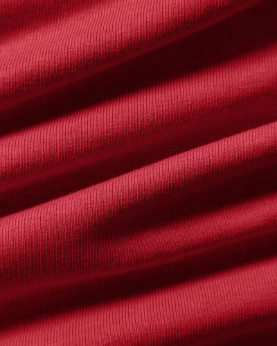 Comfort Oversized Athletic Graphic Hoodie | Candy Apple