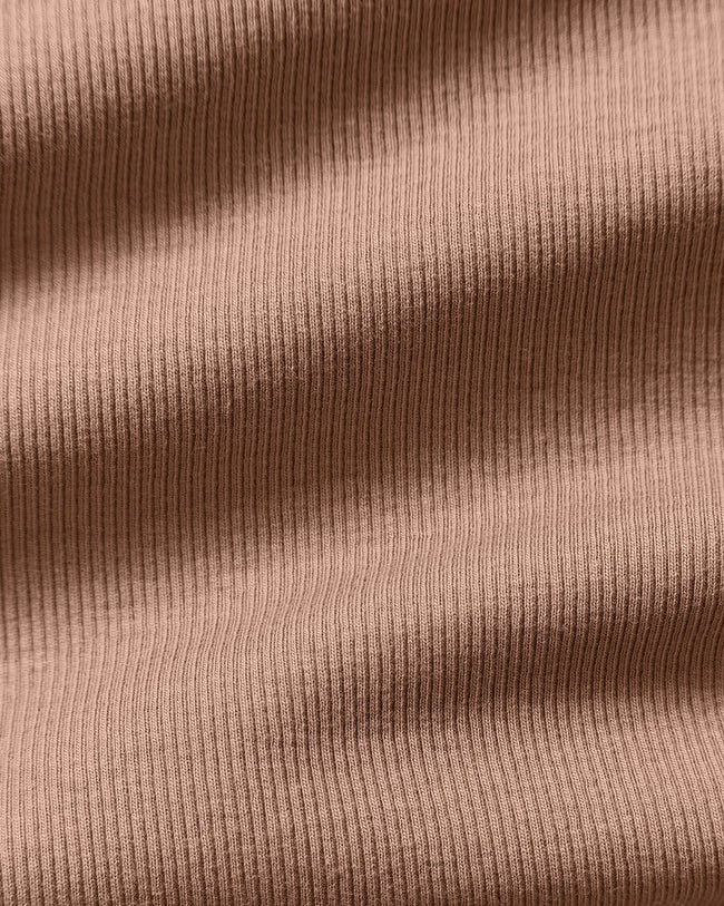 Comfort Ribbed Cropped Tank | Mauve Taupe