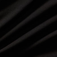 Cotton Contour Fold Over Shorts | Black
