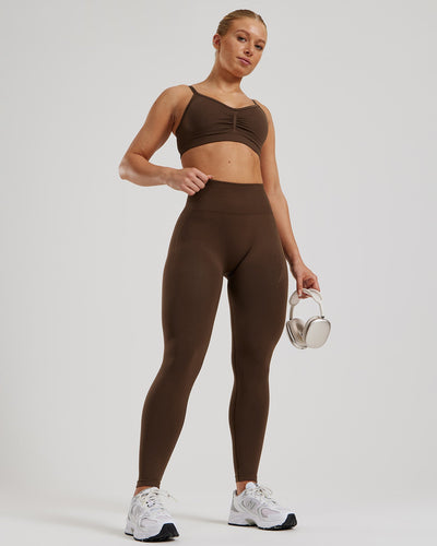 Define 2.0 Seamless Scrunch Leggings | Cocoa