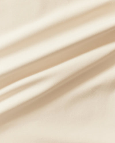 Essential Built-In Bra Scoop Back Tank | Coconut White