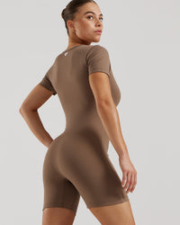 Essential Short Sleeve Unitard | Caribou