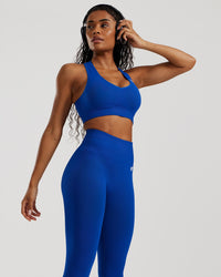 Power Seamless Scrunch Leggings | Galactic Blue