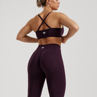 Define 2.0 Seamless Scrunch Bralette | Midnight Plum