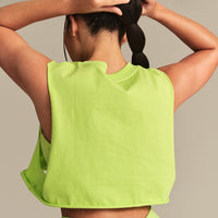 Comfort Drop Armhole Tank | Lime Punch