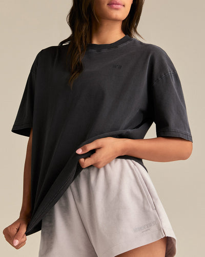 Comfort Summer Sweat Squad Graphic T-Shirt | Vintage Black