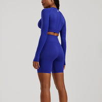 Power Seamless Cycling Shorts | Royal Blue